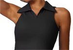 Women's performance collared golf tank — nylon spandex blend — Bherdy Golf