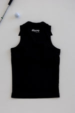 Women's golf collared tank lifestyle — Bherdy Golf